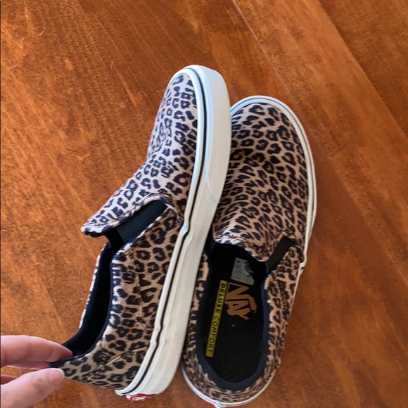 slip on vans cheetah